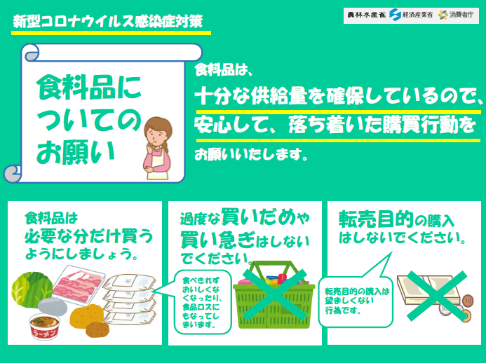 買い占めないで!その買いだめ、本当にいま必要ですか?の画像
