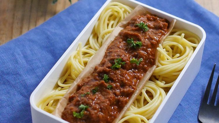 冷めてもおいしい ミートソースパスタ弁当 Macaroni
