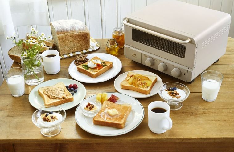 コンパクトで使い勝手抜群。ブルーノから4枚焼きトースターが新発売!の画像