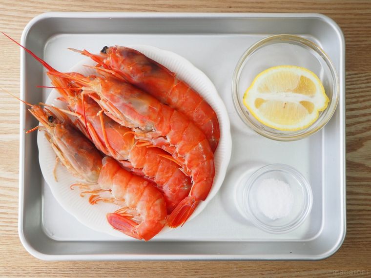 フライパンで簡単 パリッと香ばしい 海老の塩焼き レシピ Macaroni