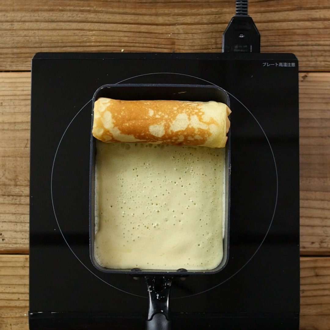 切ってびっくり 焼き芋あんバウムクーヘン Macaroni