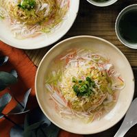 【作り方】カニカマあんかけチャーハン