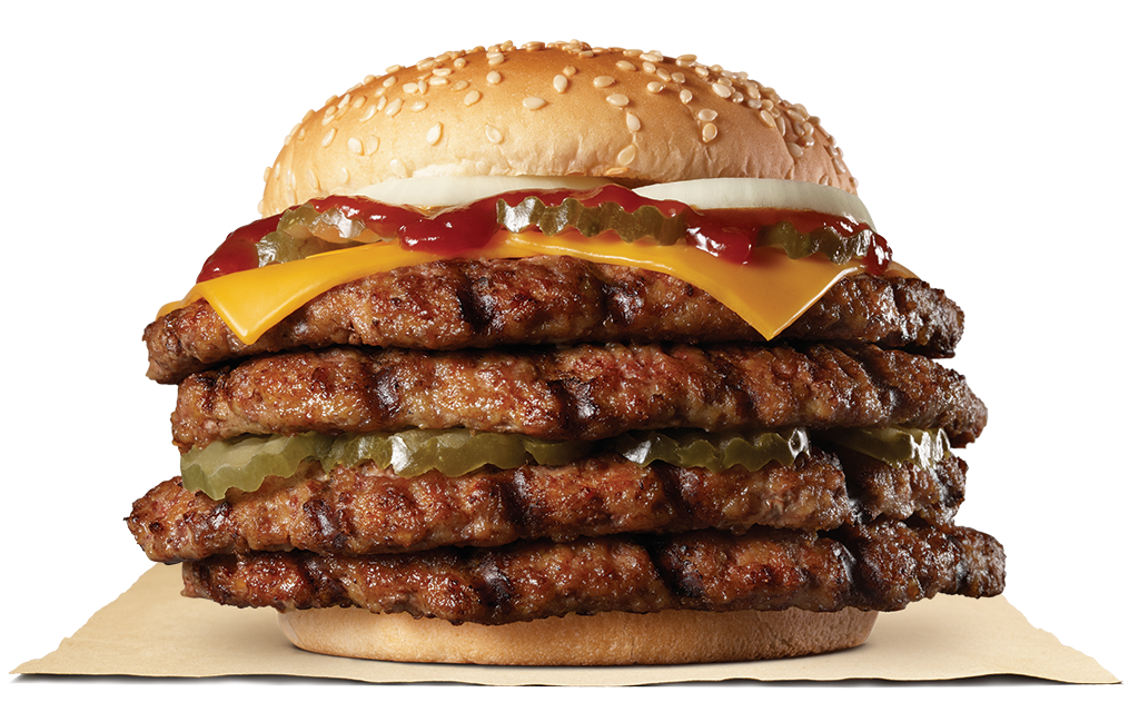 最重量4枚のビーフパティ!バーガーキング®からテイクアウト・デリバリー限定で新登場の画像