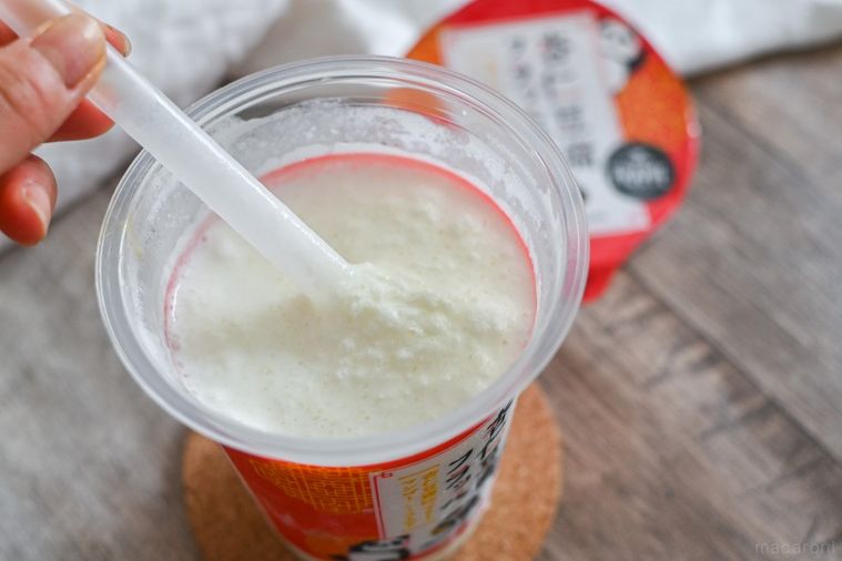 SNSでの注目度No.1!ファミマの新作「杏仁豆腐フラッペ」を飲んでみたの画像