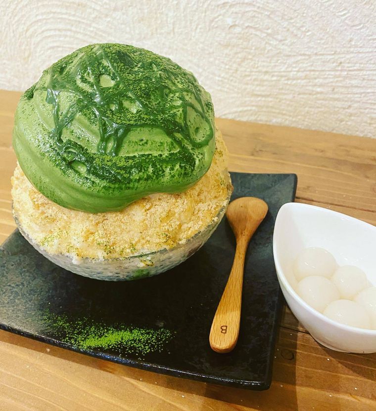 木いちごのかき氷