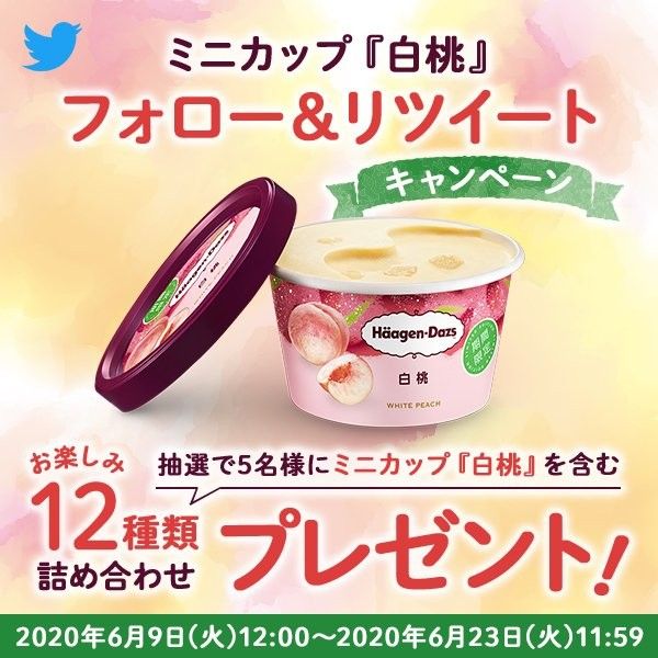 芳醇な白桃とまろやかなミルクの味わい。ハーゲンダッツに「白桃」が新登場!の画像