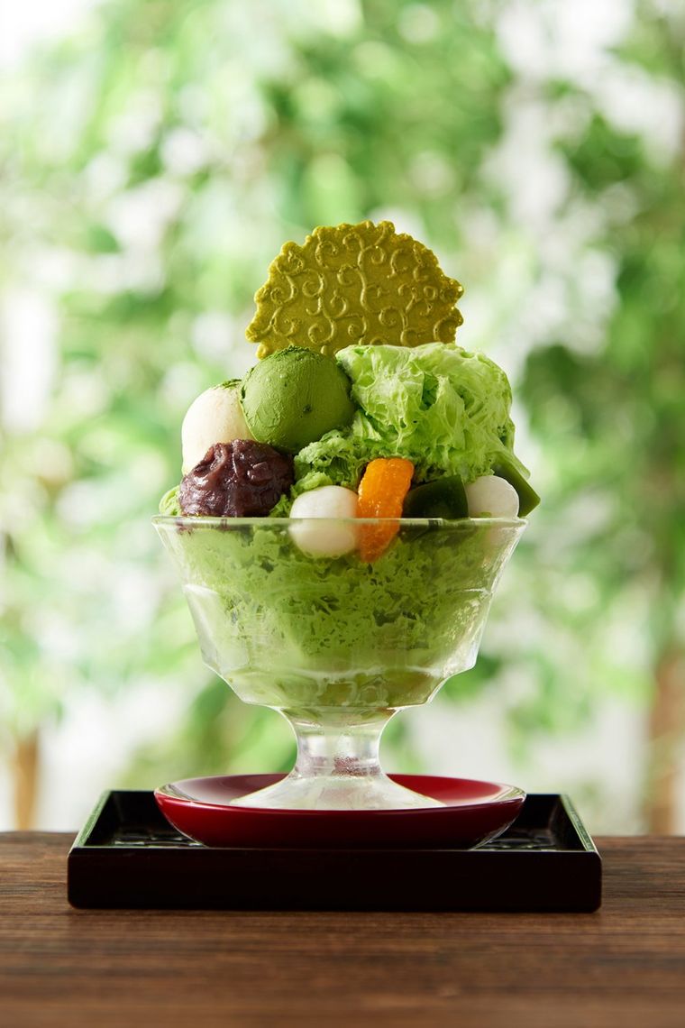 京都・伊藤久右衛門の新作かき氷!「宇治抹茶パフェ氷」が新登場の画像