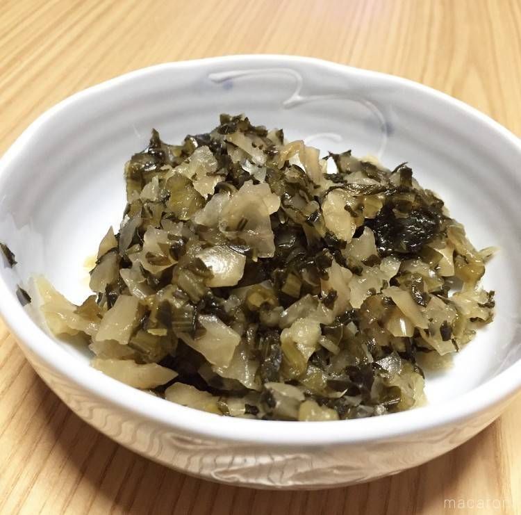 白い器に入った刻みすぐき