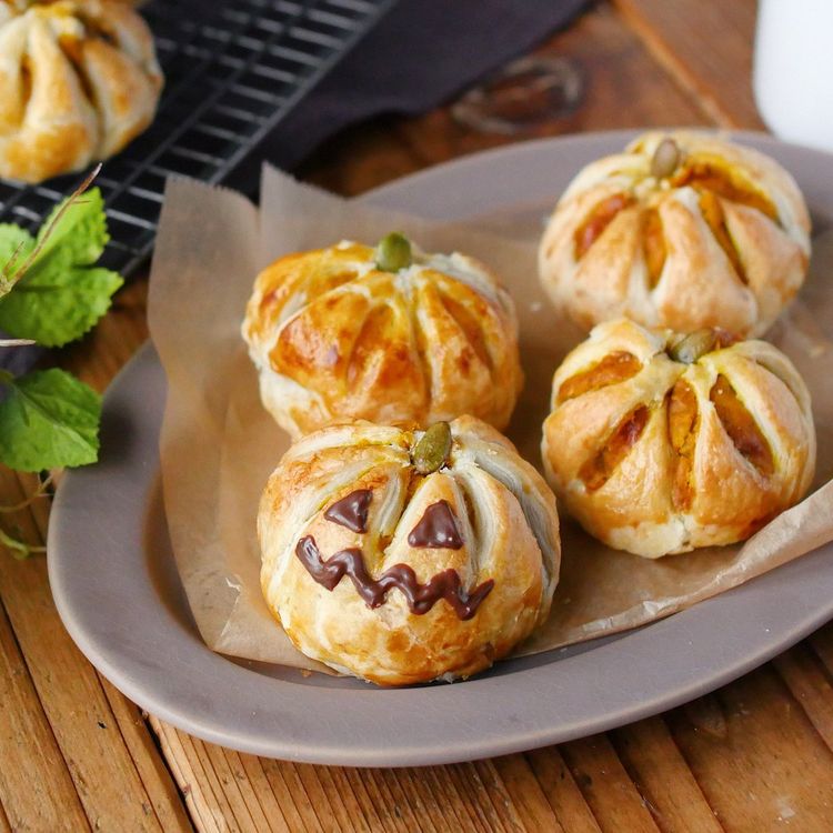 かぼちゃそっくり！ハロウィンパンプキンパイ - macaroni