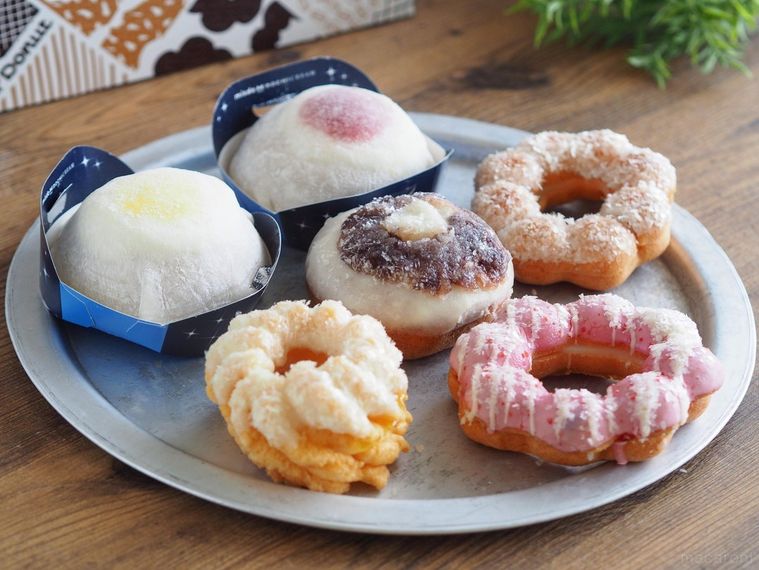 究極のもちコラボ!ミスド新作いちご大福、あずきにレモン全6種を食べ比べの画像