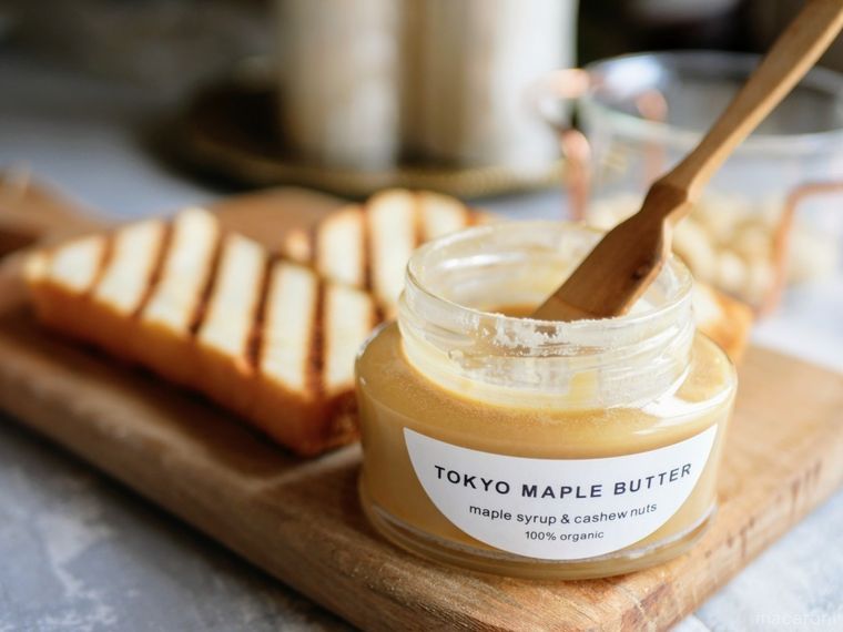 100%オーガニックヴィーガン食。「トーキョーメープルバター」をお取り寄せの画像