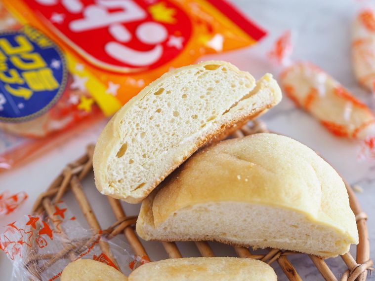 魔法の粉は使っていない!? 新作「ハッピーターンメロンパン」の再現度やいかに…の画像