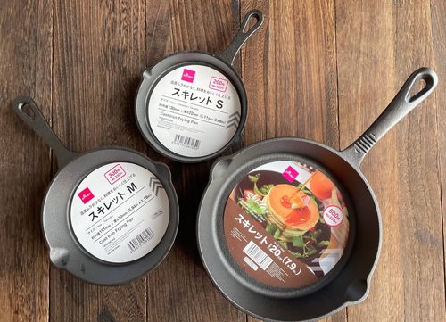 コスパ最強ダイソーのスキレット3種を徹底レビュー活用レシピやシーズニングの方法も