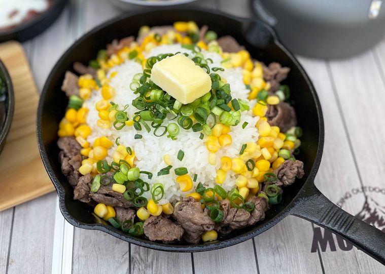 ダイソースキレットで作ったペッパーライス