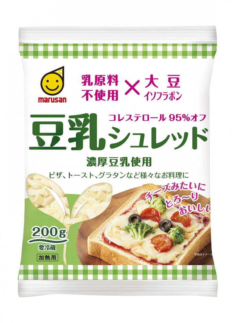 豆乳を使用したチーズタイプ食品。とろ~りとろける「豆乳シュレッド」が新発売!の画像
