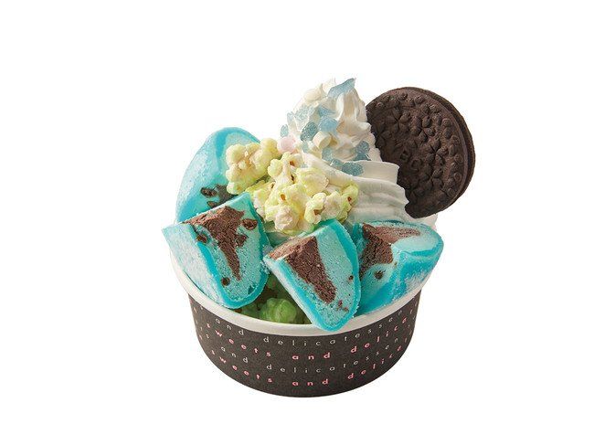 欧米でブームの「モチクリーム」がパフェになって登場!イトーヨーカドー三郷店にて期間限定で販売の画像