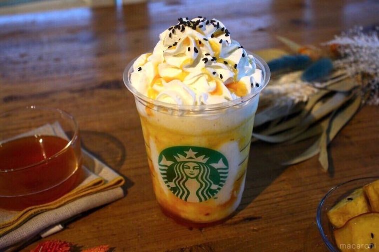 最速レビュー!スタバ新作「大学芋 フラペチーノ®」は蜜までしたたる、ほっくり感全開の一杯の画像