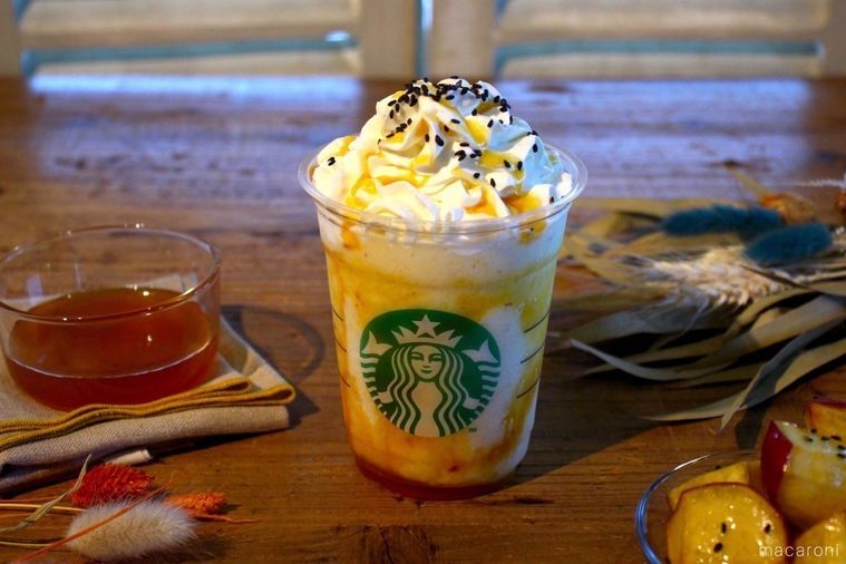 最速レビュー!スタバ新作「大学芋 フラペチーノ®」は蜜までしたたる、ほっくり感全開の一杯の画像