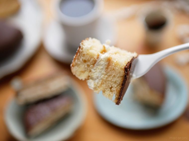 Twitterで33万いいね!チョコパイに夢のホールケーキ登場、味は同じかと思っていたら…の画像