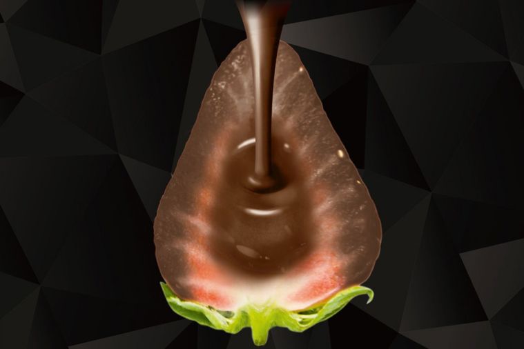 大人の染み込み苺チョコ。「Qua」の新作ブラックストロベリーが発売スタートの画像