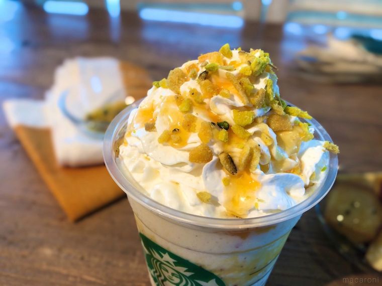スタバの新作飲んでみた!オータム スイート ポテト フラペチーノ®は芋栗かぼちゃチップがおいしさの鍵の画像