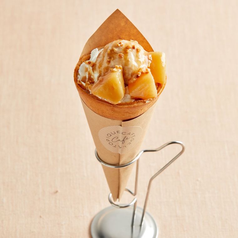 「ジェラートピケカフェ」から紫芋のモンブランクレープが登場!秋限定スイーツをお見逃しなく♪の画像