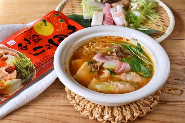 カルディの新作鍋の素!新潟名産「かんずり鍋つゆ」でシメのお餅までコク旨の画像