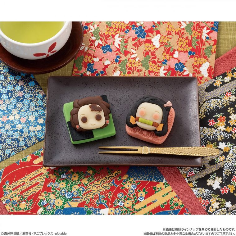 ローソンで買える「食べマス 鬼滅の刃」。炭治郎と禰豆子が和菓子になって登場!の画像