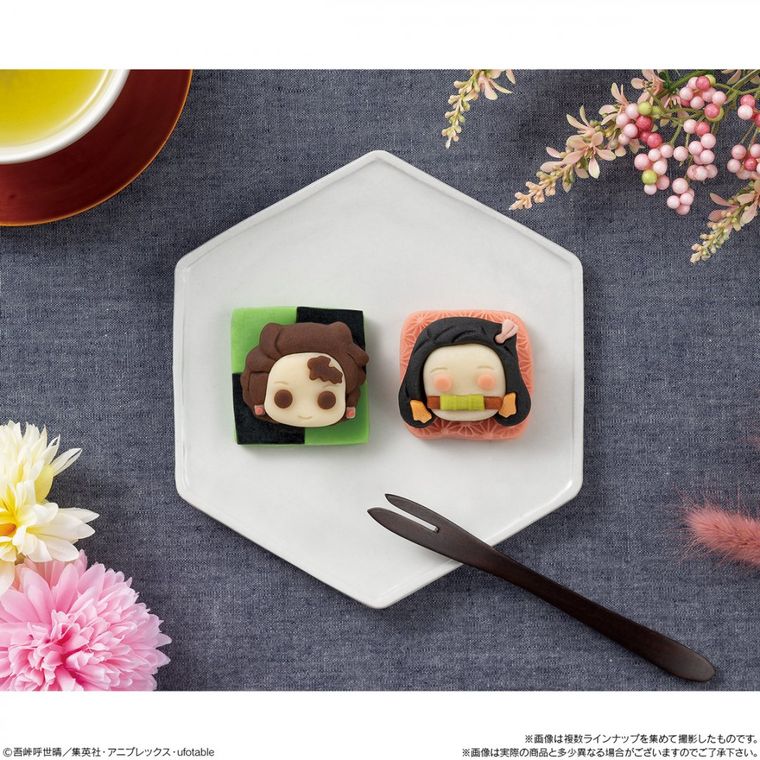 ローソンで買える「食べマス 鬼滅の刃」。炭治郎と禰豆子が和菓子になって登場!の画像