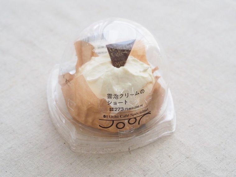 いちごなしで勝負!ローソン新作スイーツ「雲泡クリームのショート」は天にも昇る軽やかさの画像