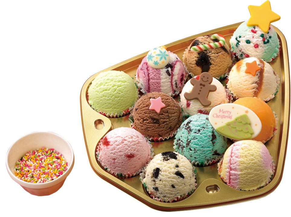 サーティワンのクリスマス!限定商品やアイスクリームケーキが続々登場の画像