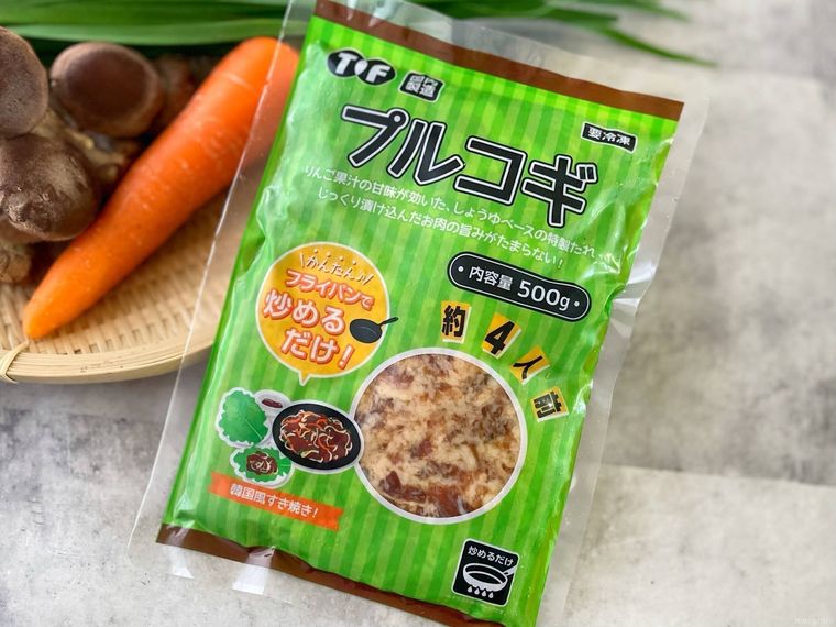 業務用スーパーのプルコギパッケージ