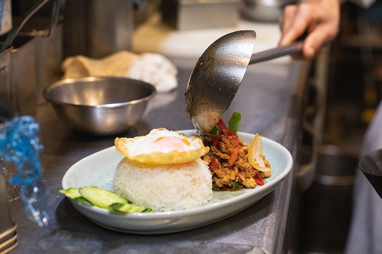 ガパオライスの新境地を発見!「オールドタイランド飯田橋店」流ガパオライスを作るコツの画像