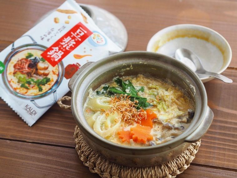 台湾感じる鍋の素!カルディ新作「豆漿鍋」は1人前から楽しめる便利アイテムの画像