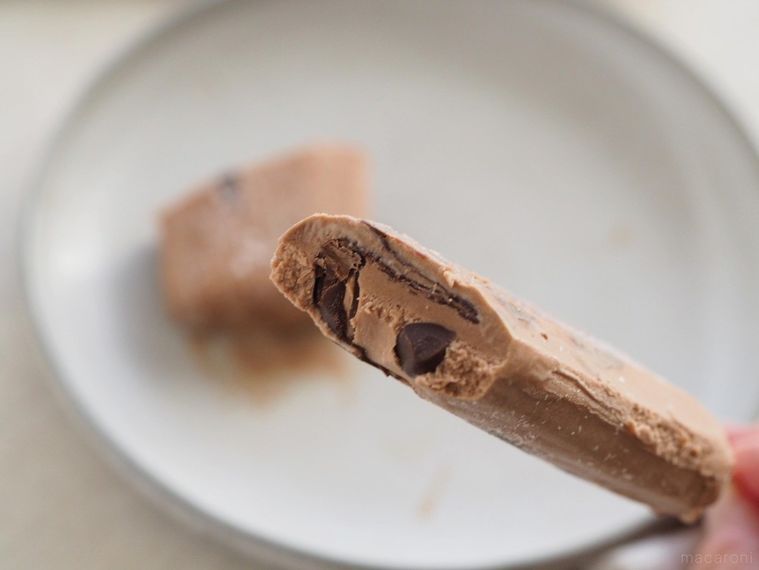 先端をカットしたチョコバッキ―チョコ