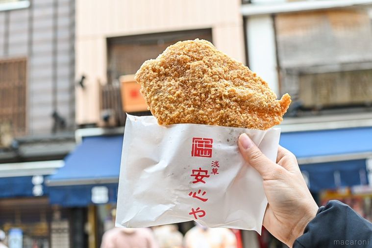 顔より大きい台湾唐揚げ。浅草「安心や」の炸鶏排(ザージーパイ)が新たな観光グルメにの画像