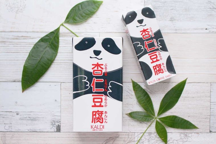 パンダ杏仁豆腐2種のパッケージ