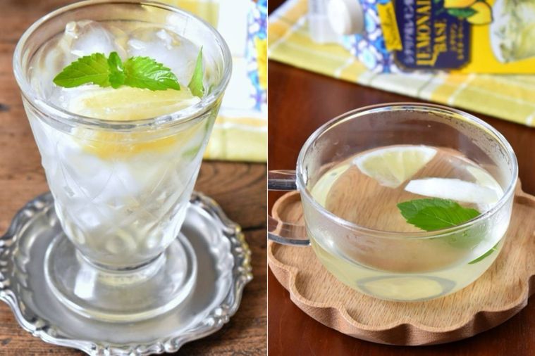 シチリアンレモネードベースの温・冷アレンジ