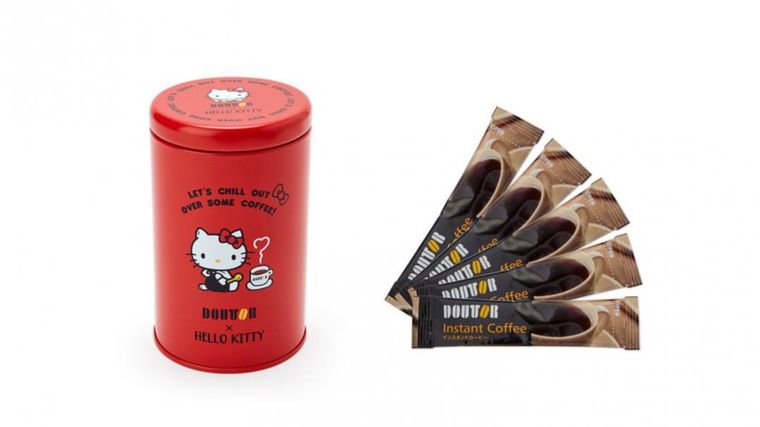 ドトールとハローキティの限定コラボグッズが登場。サンリオショップにて販売!の画像