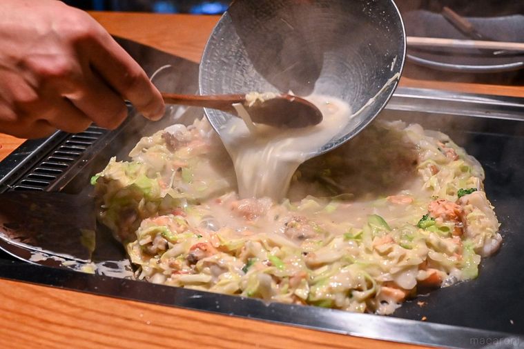 進化系もんじゃ!「KOBOREYA(こぼれや)月島」で山形牛や魚介があふれるもんじゃを堪能の画像