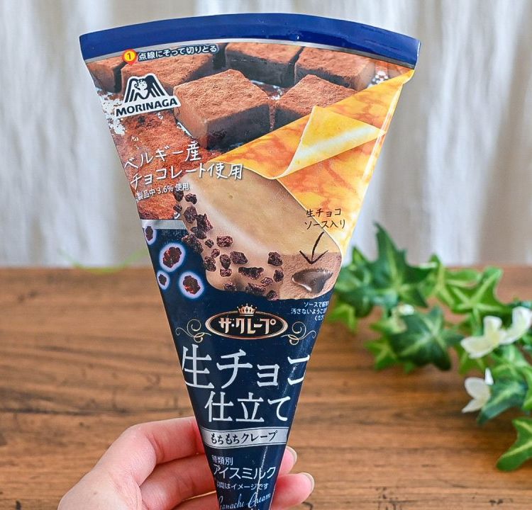 アイスなのにもっちり食感 森永 ザ クレープ 生チョコ仕立て は大人な後味 365日アイス女子 Macaroni
