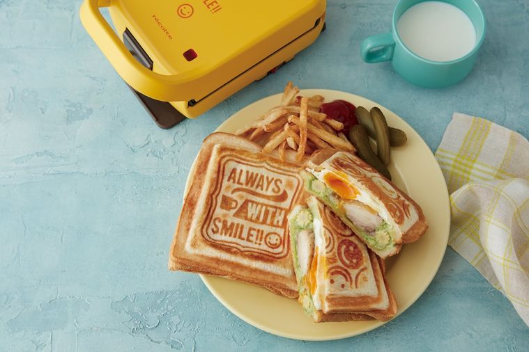 かわいい焼き目が作れる♪ レコルトの「プレスサンドメーカー プラッド」に新柄が登場!の画像