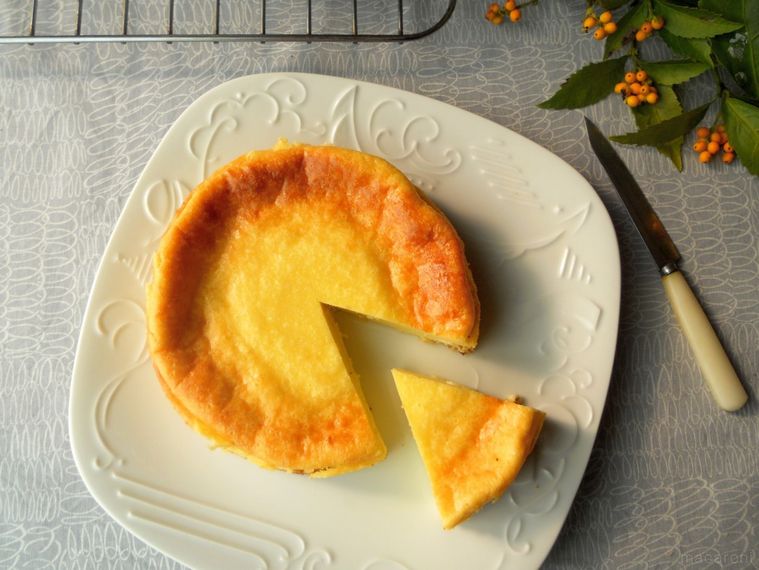 しっとりコクうま マスカルポーネチーズケーキ の簡単レシピ Macaroni