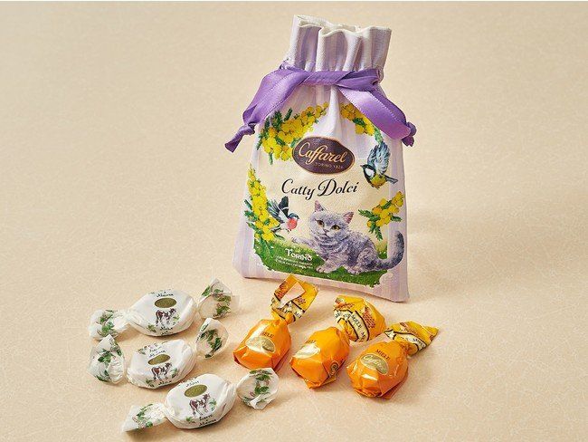 2月22日 “ねこの日” に食べたい。カファレルから「キャッティ・ドルチ」コレクションが発売の画像