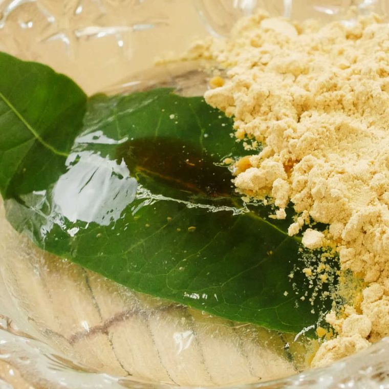 餅にかかったきな粉