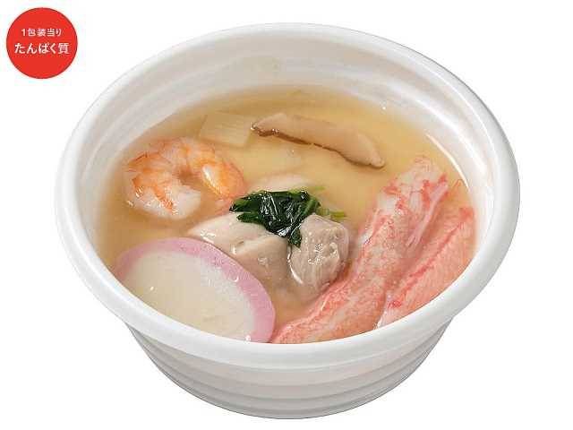 かつお出汁香る海老入り豆乳茶碗蒸し