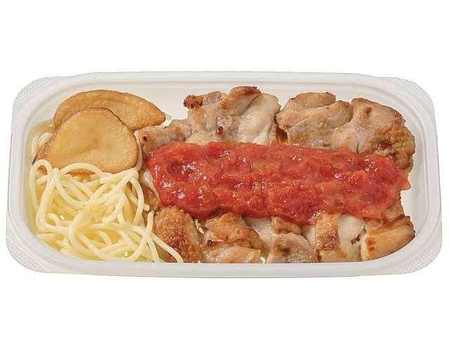 ガーリックトマトチキンステーキ