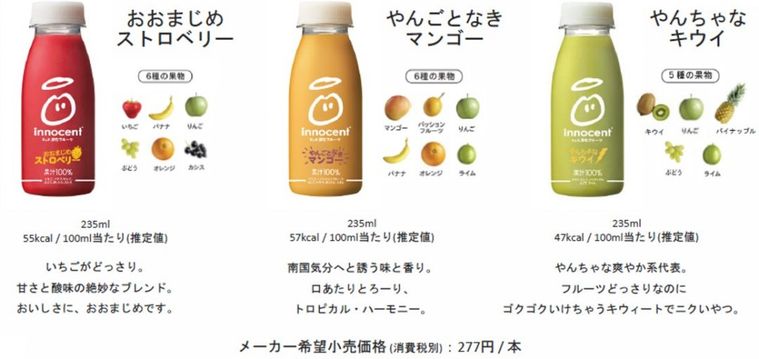 イノセント『フルーツワゴン』誕生。健康祈願をした“飲むフルーツ”をお届けの画像