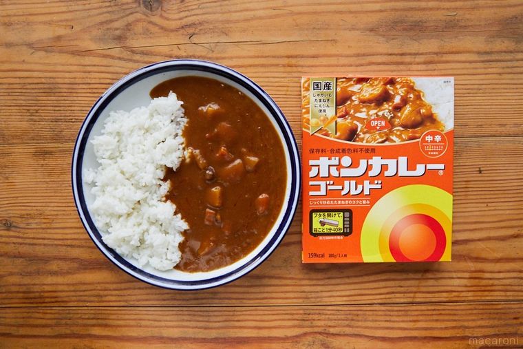 ボンカレーのパッケージ