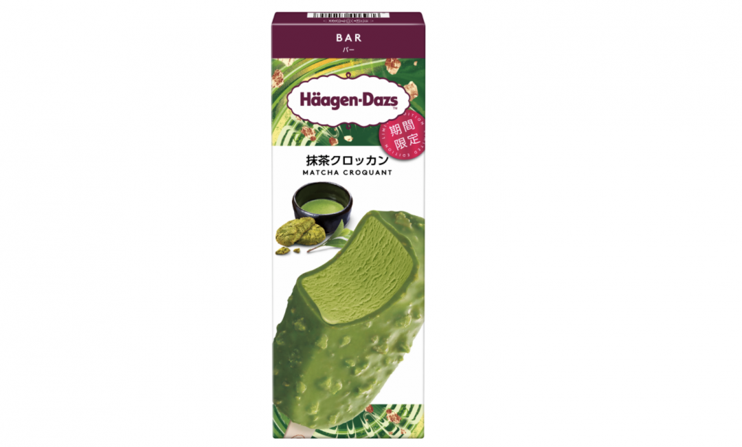 抹茶づくしでザクッと食感!ハーゲンダッツバーに「抹茶クロッカン」が期間限定で新登場の画像